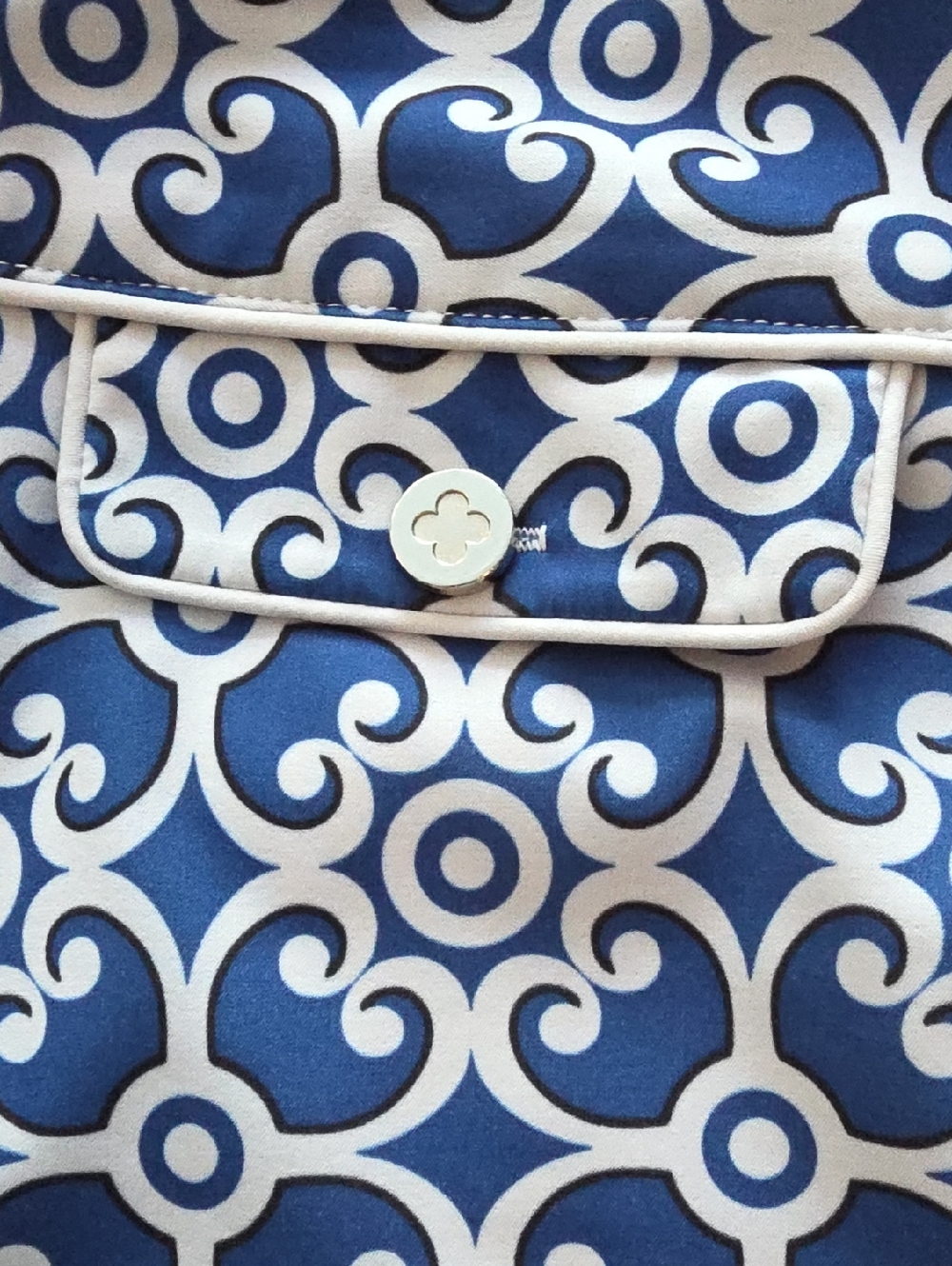 EP Pro Golf Sports Skort Skirt Blue & White Side Zip Size 10 - Picture 4 of 9